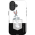 Looney Tunes Bugs Bunny Black White iPhone 16 Impact Case